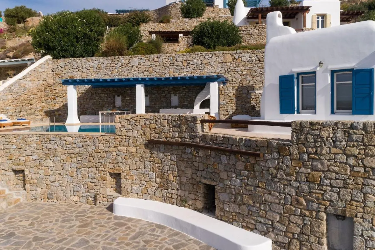 Excellent Mykonos Villa Villa Psarrou Gamma 3 Bedrooms Stunning Sea Views Psarrou Mykonos Town Grecia