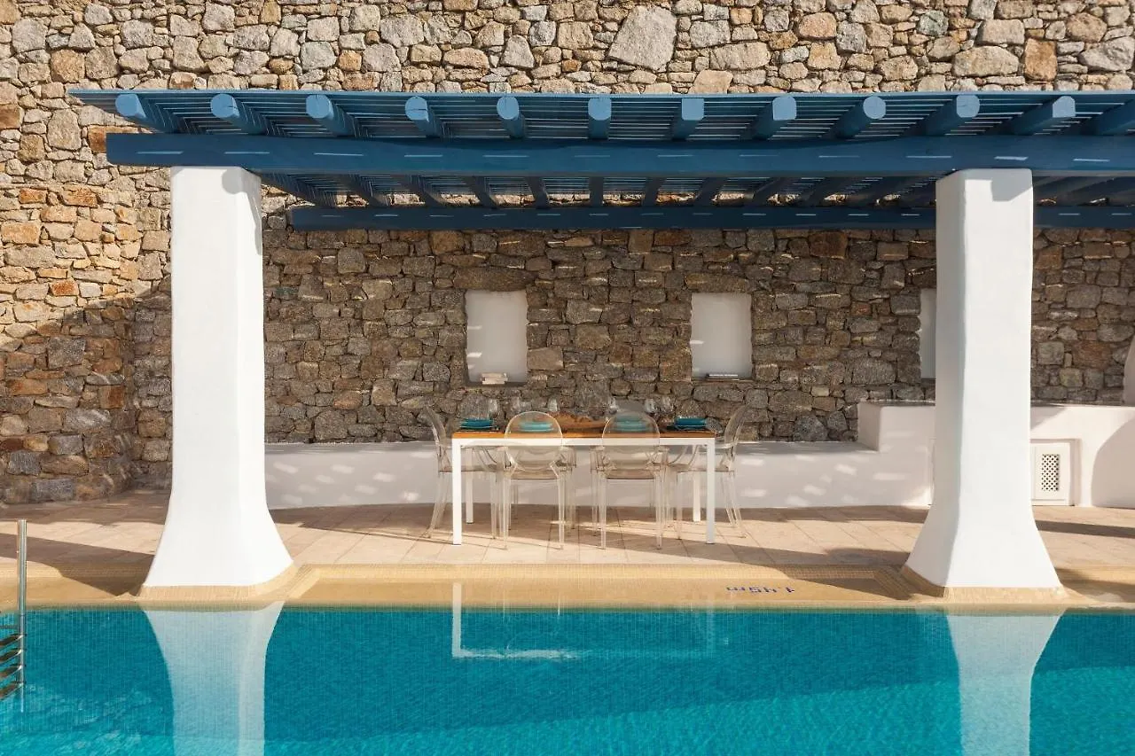 Excellent Mykonos Villa Villa Psarrou Gamma 3 Bedrooms Stunning Sea Views Psarrou Mykonos Town