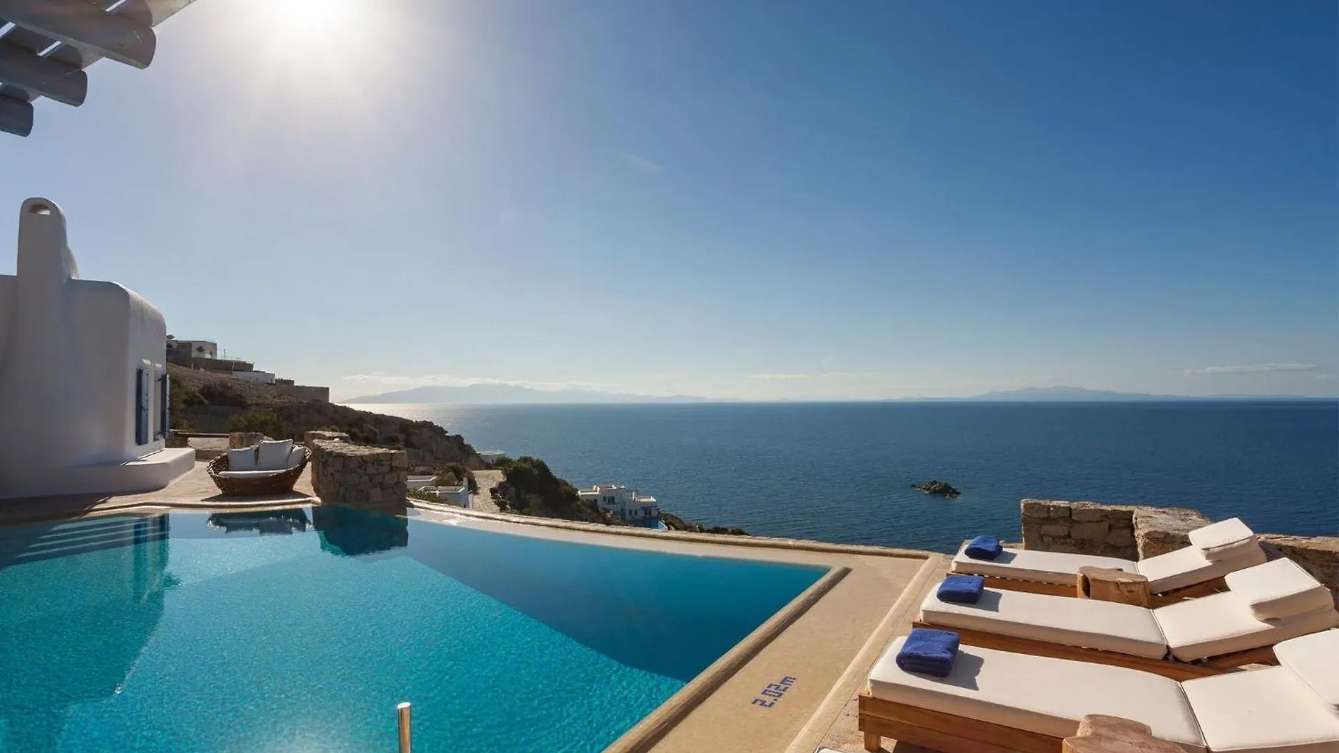 Excellent Mykonos Villa Villa Psarrou Gamma 3 Bedrooms Stunning Sea Views Psarrou Mykonos Town