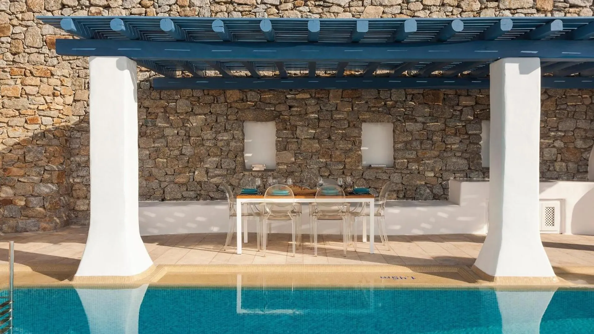 Excellent Mykonos Villa Villa Psarrou Gamma 3 Bedrooms Stunning Sea Views Psarrou Mykonos Town Grecia