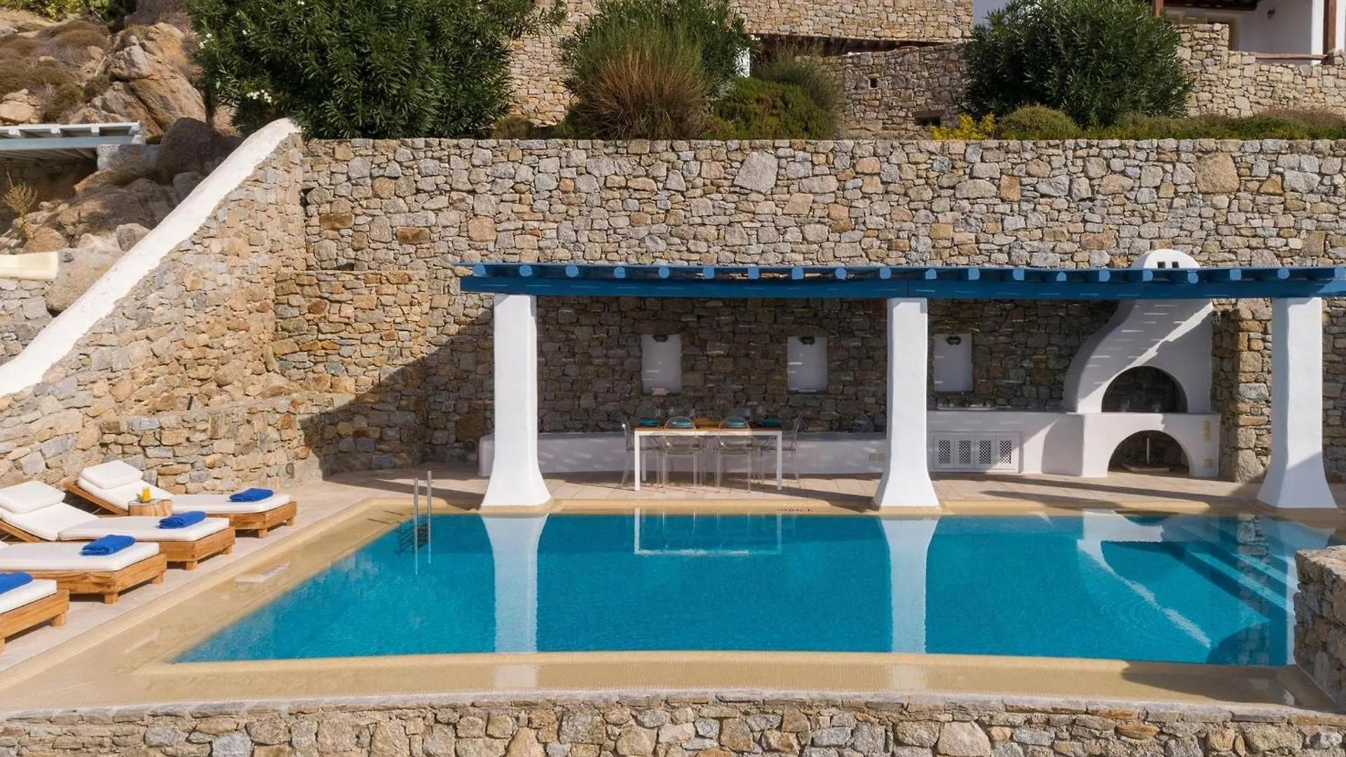 Excellent Mykonos Villa Villa Psarrou Gamma 3 Bedrooms Stunning Sea Views Psarrou Mykonos Town