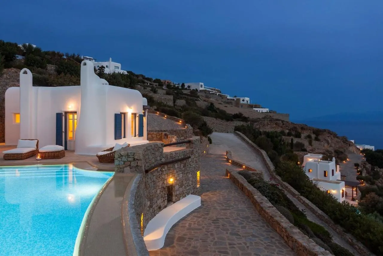 Excellent Mykonos Villa Villa Psarrou Gamma 3 Bedrooms Stunning Sea Views Psarrou Mykonos Town
