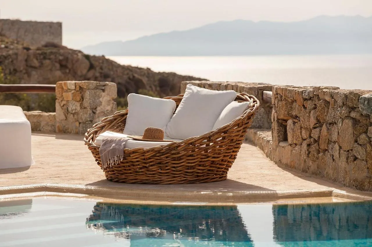 Excellent Mykonos Villa Villa Psarrou Gamma 3 Bedrooms Stunning Sea Views Psarrou Mykonos Town