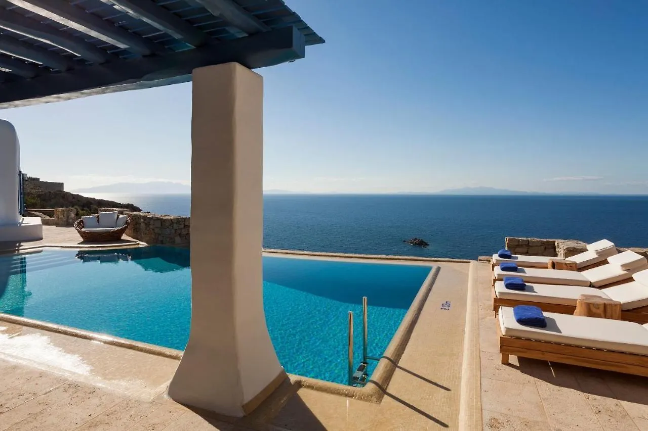 Excellent Mykonos Villa Villa Psarrou Gamma 3 Bedrooms Stunning Sea Views Psarrou Mykonos Town